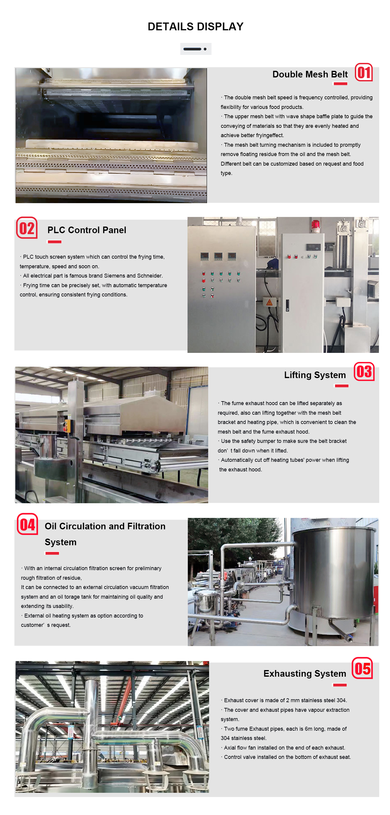 continuous frying machine continuous frying machine