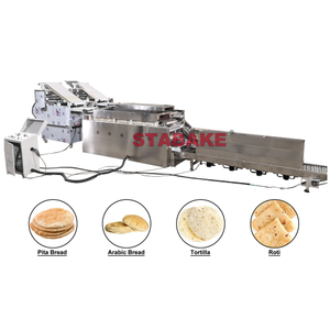 Industrial Arabic Pita Bread Machine production line for shawarma turkish Lebanese bread And tortilla chapati roti flat bread Making 