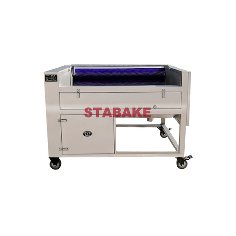 Full SS304 Stainless Steel Root Vegetable Washing And Peeling Machine