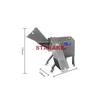 Commercial Stainless Steel Wavy Potato Chips Cutting Machine Wolf Tooth Potato Cutting Machine