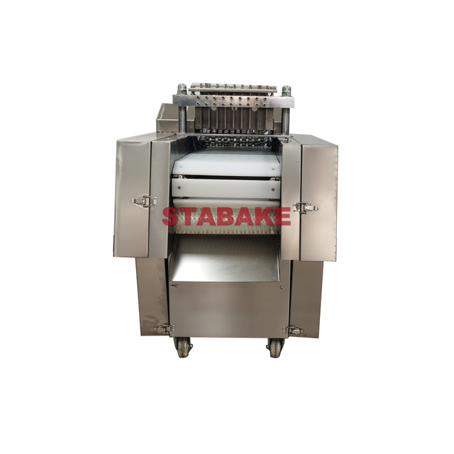 Automatic Chicken Block Cutting Machine Meat Dicer Machine 