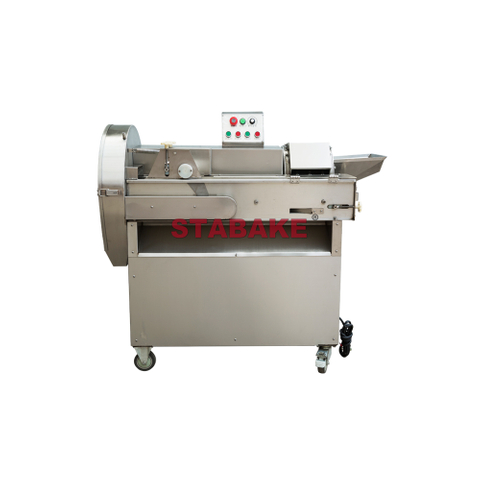Full SS304 Commercial Vegetable Cutting Chopping Machine Multifunctional Potato Onion Dicer for Sale 
