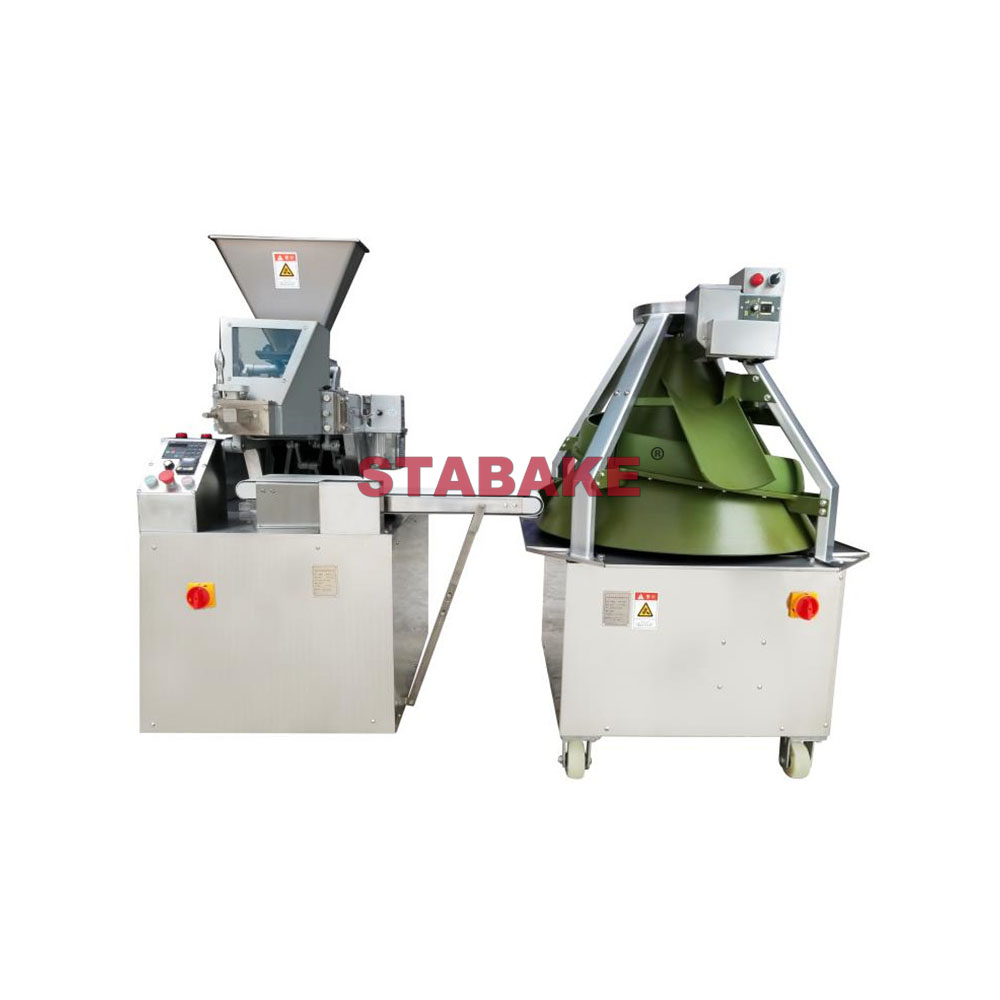 Electric Continuous Dough Ball Divider Conical Rounder Stainless Steel for Bread Manufacturing Plant