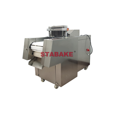 Automatic Chicken Block Cutting Machine Meat Dicer Machine 