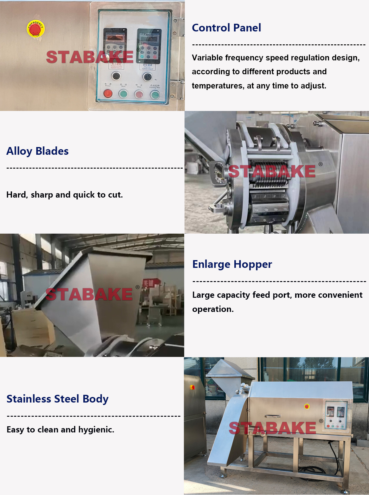 Meat Dicing Machine Details