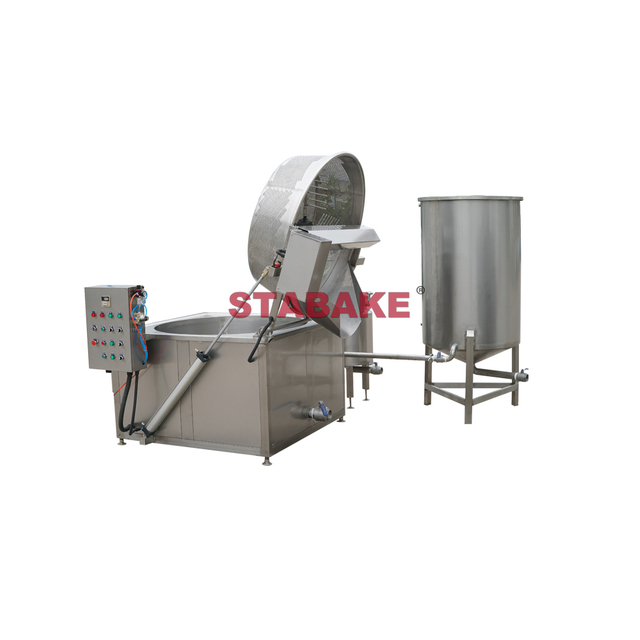 Semi-automatic Deep Frying Machine Industrial Snack Fryer
