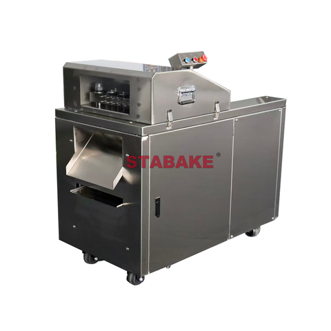 Commercial Block Cutting Machine for Cube Cutting of Meat Chicken Fish with Bone