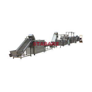 Full Automatic Potato Frozen French Fries Production Line And Potato Chips Crisp Making Line A To Z Potato Fresh Finger Machine