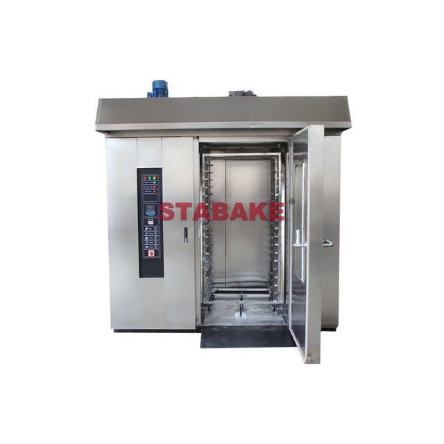 Bakery Machine Rotary Rack Oven for Baking Bread Biscuit Sweetcake Cookies 16/32/64 Trays