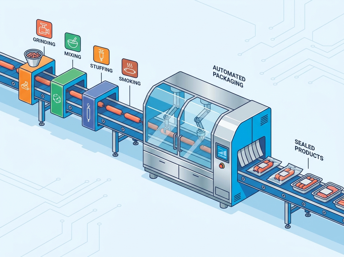 Commercial Meat Packaging Machine